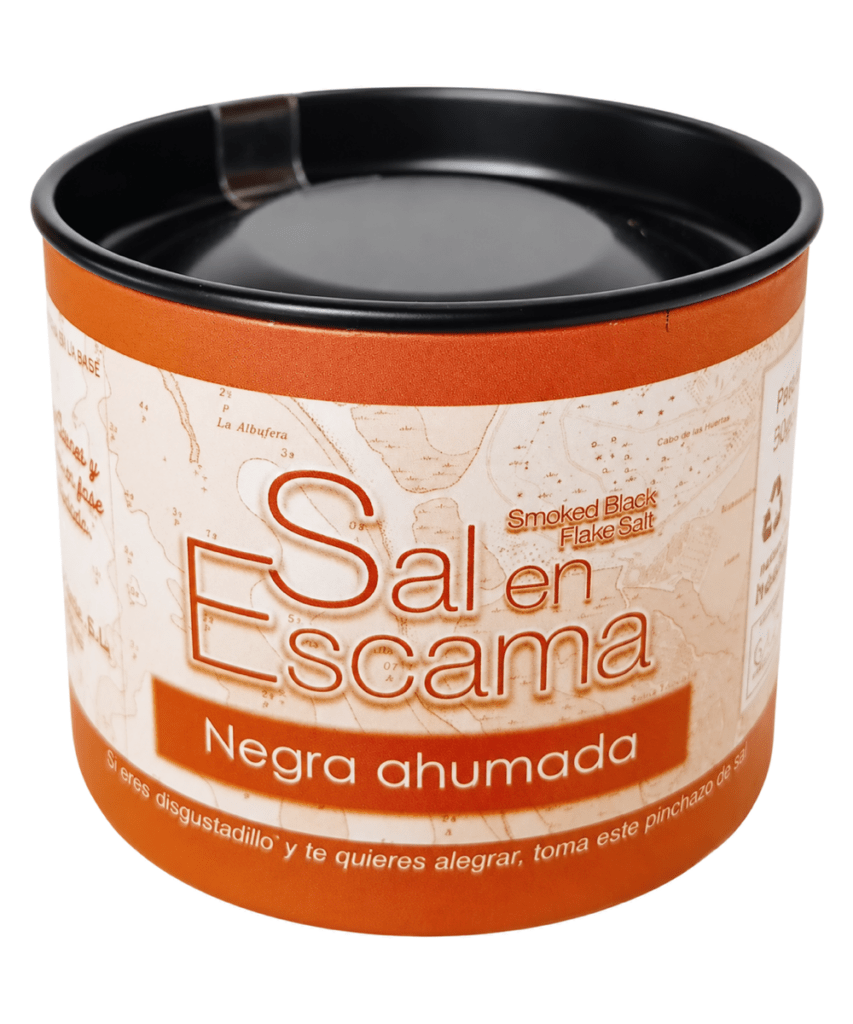 Sal en Escama Negra Ahumada Artesanal Bote 50 g