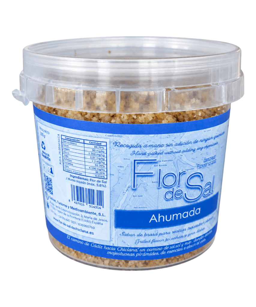 Flor de Sal Ahumada Artesanal Tarrina 500 g
