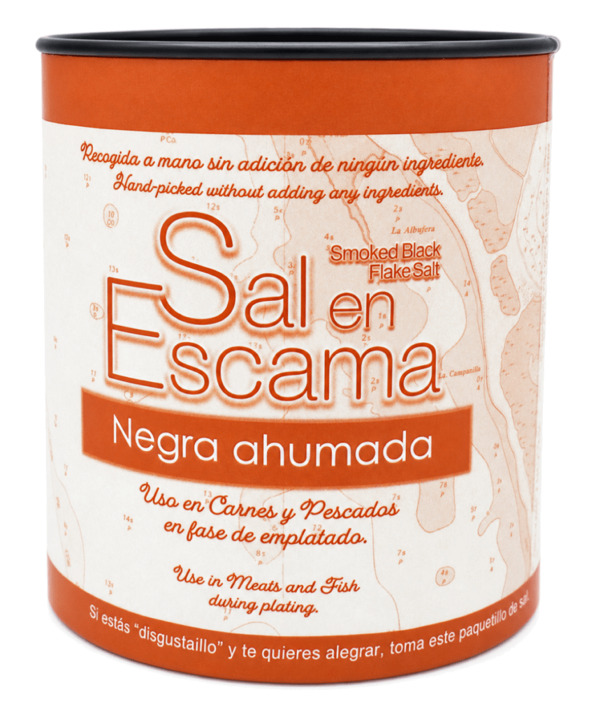 Sal en Escama Negra Ahumada Artesanal Bote 110 g
