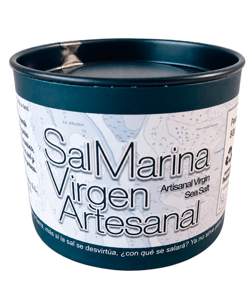 166 Sal Marina Virgen Artesanal Bote 80 g