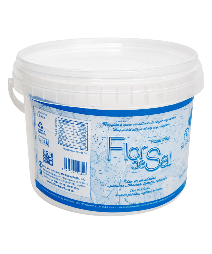 Flor de Sal Artesanal Tarrina 1500 g